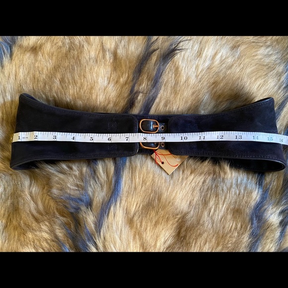 Zac Posen 2007/08 Genuine Suede Corset Belt - Picture 7 of 9